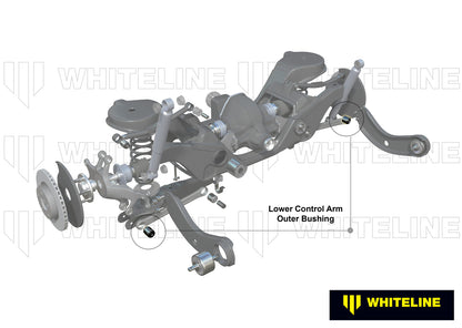Whiteline Rear Control Arm Lower Front - Outer Bushing Kit to Suit Audi, Seat, Skoda and Volkswagen