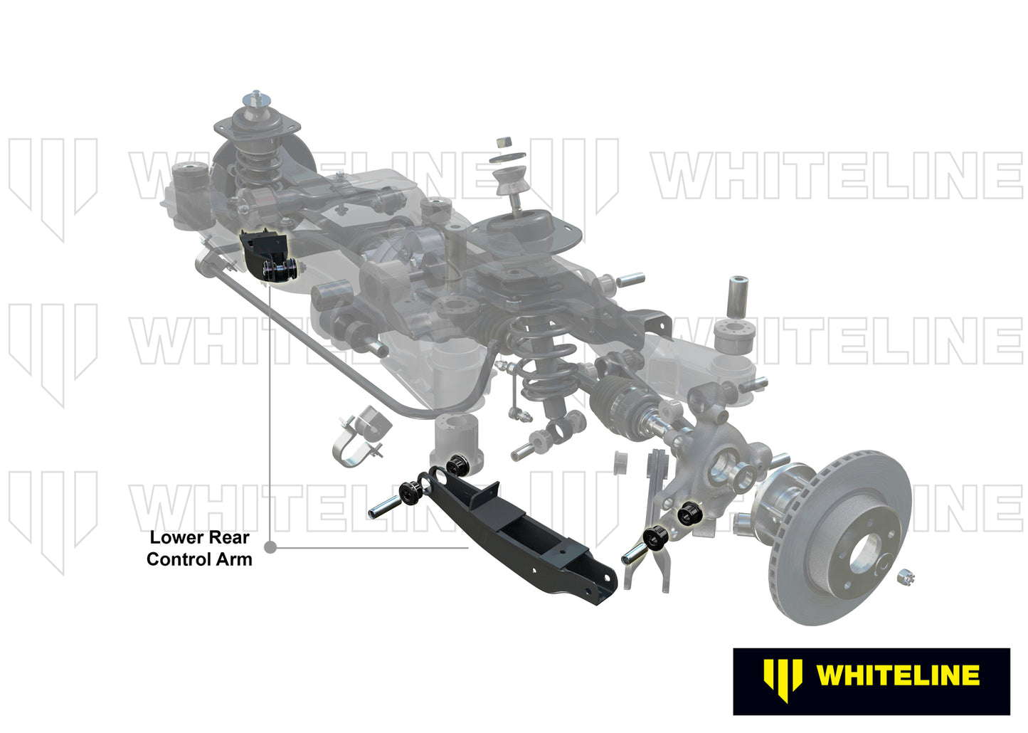 Whiteline Rear Control Arm Lower Rear - Bushing Kit to Suit BMW 1, 2, 3 and 4 Series | W63594