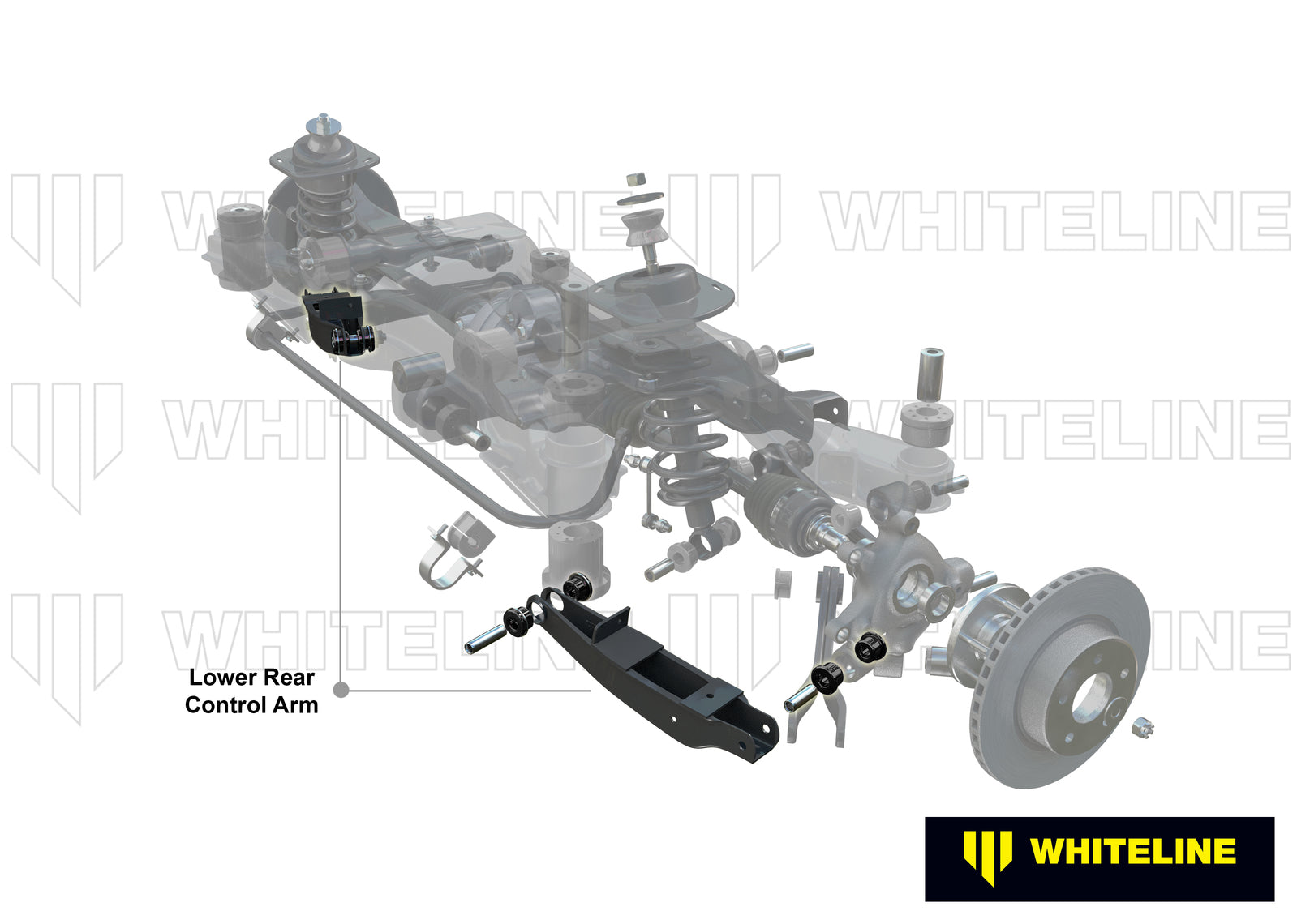 Whiteline Rear Control Arm Lower Rear - Bushing Kit to Suit BMW 1, 2, 3 and 4 Series | W63594