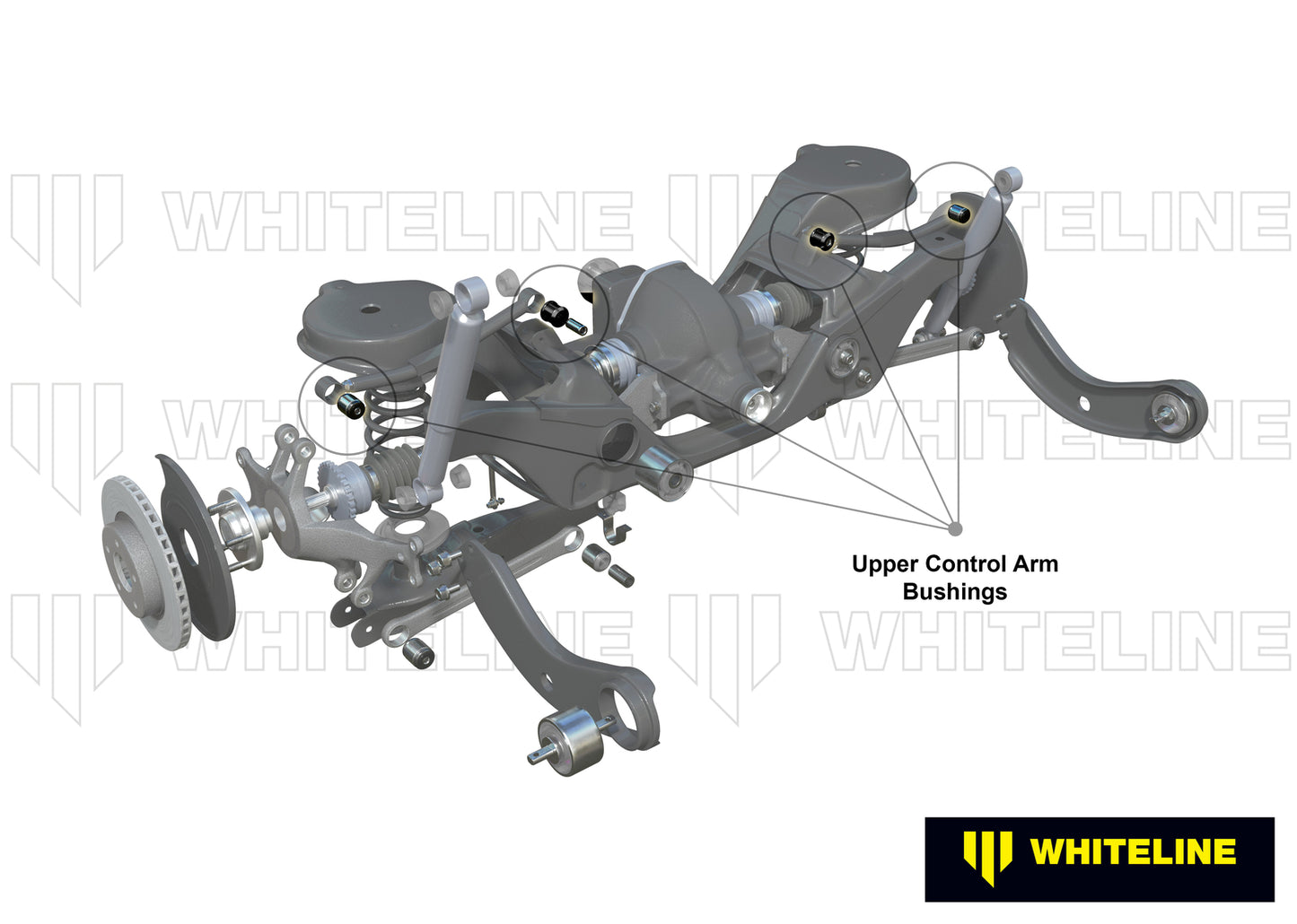 Whiteline Rear Control Arm Upper - Bushing Kit to Suit Mazda CX-5 KE, KF and Mazda6 GJ,GL | W63598