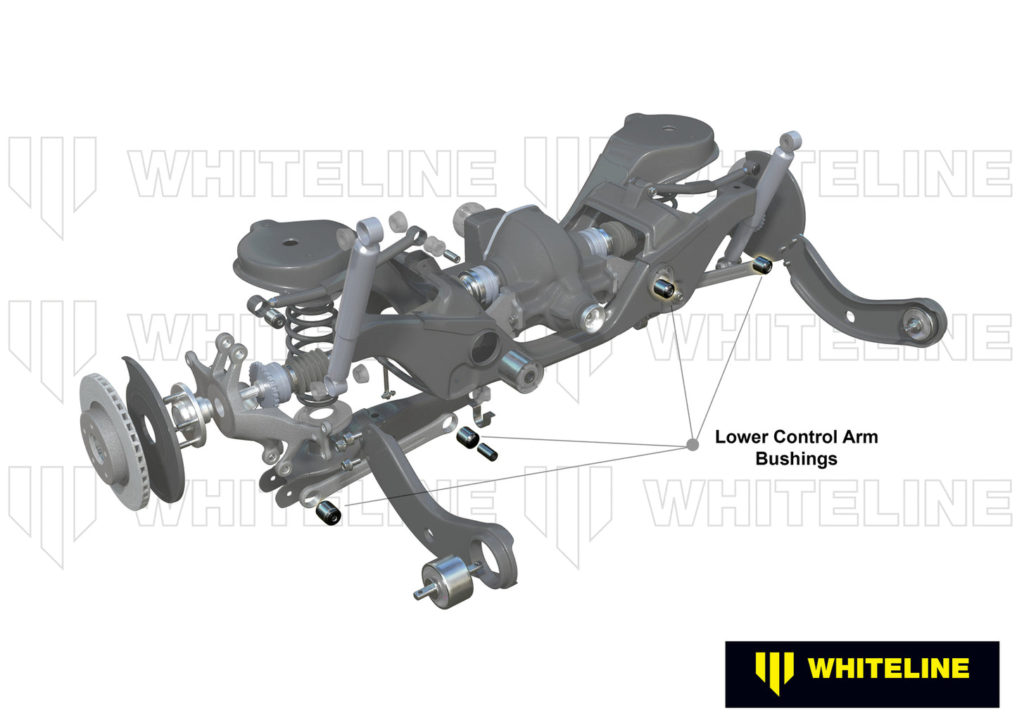 Whiteline Rear Control Arm Lower Front - Bushing Kit to Suit Mazda CX-5 KE, KF and Mazda6 GJ,GL | W6