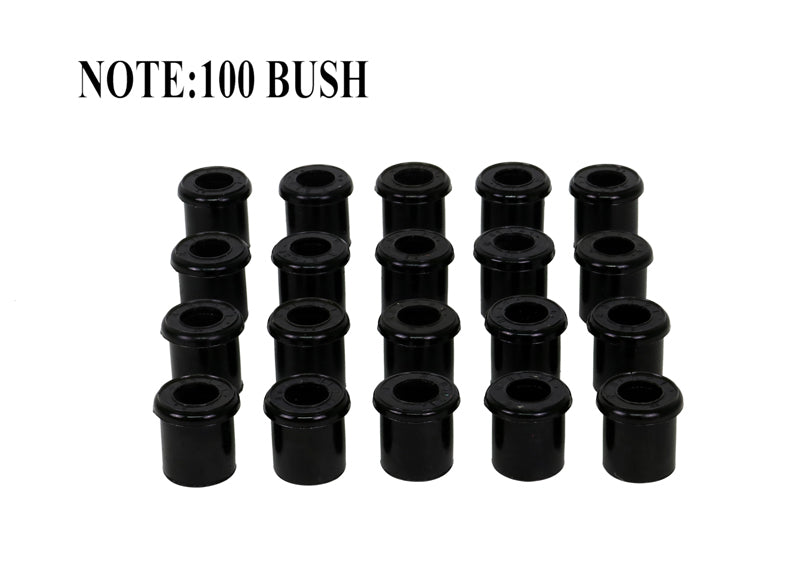Whiteline Rear Leaf Spring - Bushing Kit Bulk Pack to Suit Holden Colorado, Rodeo, Isuzu D-Max and L