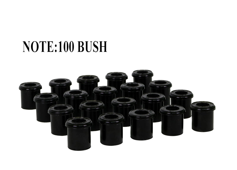 Whiteline Rear Leaf Spring - Bushing Kit Bulk Pack to Suit Holden Colorado, Rodeo, Isuzu D-Max and L