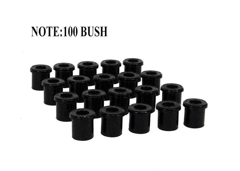 Whiteline Leaf Spring - Bushing Kit - Bulk to Suit Toyota HiLux, Land Cruiser, 4Runner and HiAce | W
