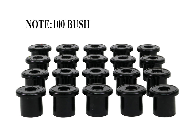 Whiteline Leaf Spring - Bushing Kit - Bulk o Suit Nissan Patrol and Toyota Land Cruiser | W71042/100