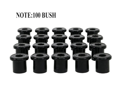 Whiteline Leaf Spring - Bushing Kit - Bulk o Suit Nissan Patrol and Toyota Land Cruiser | W71042/100