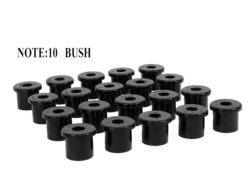 Whiteline Rear Leaf Spring - Bushing Kit to Suit Land Cruiser 70 Series | W71084/100