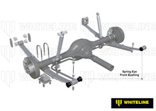 Whiteline Rear Leaf Spring - Front Eye Bushing Kit to Suit Ford Capri, Cortina and Escort | W71289
