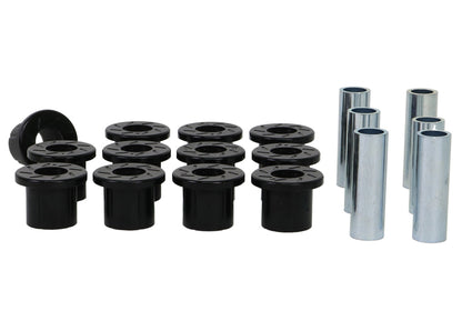 Whiteline Rear Leaf Spring - Bushing Kit to Suit Ford Courier, Econovan and Mada B Series Bravo | W7