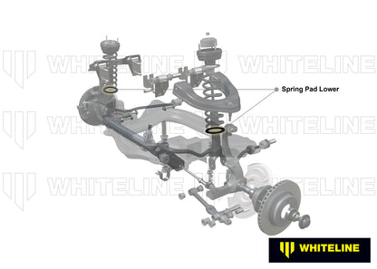 Whiteline Front Coil Spring Pad - Upper Bushing Kit Standard Height to Suit Holden Commodore VB-VS a