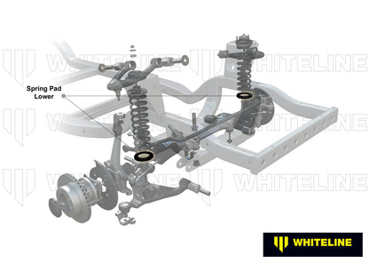 Whiteline Front Coil Spring Pad - Bushing Kit 10mm Ride Height to Suit Ford Falcon/Fairlane XK-XP, M