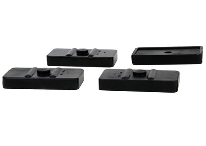 Whiteline Rear Leaf Spring - To Saddle Insulator Bushing Kit to Suit Holden FE-HG | W71492