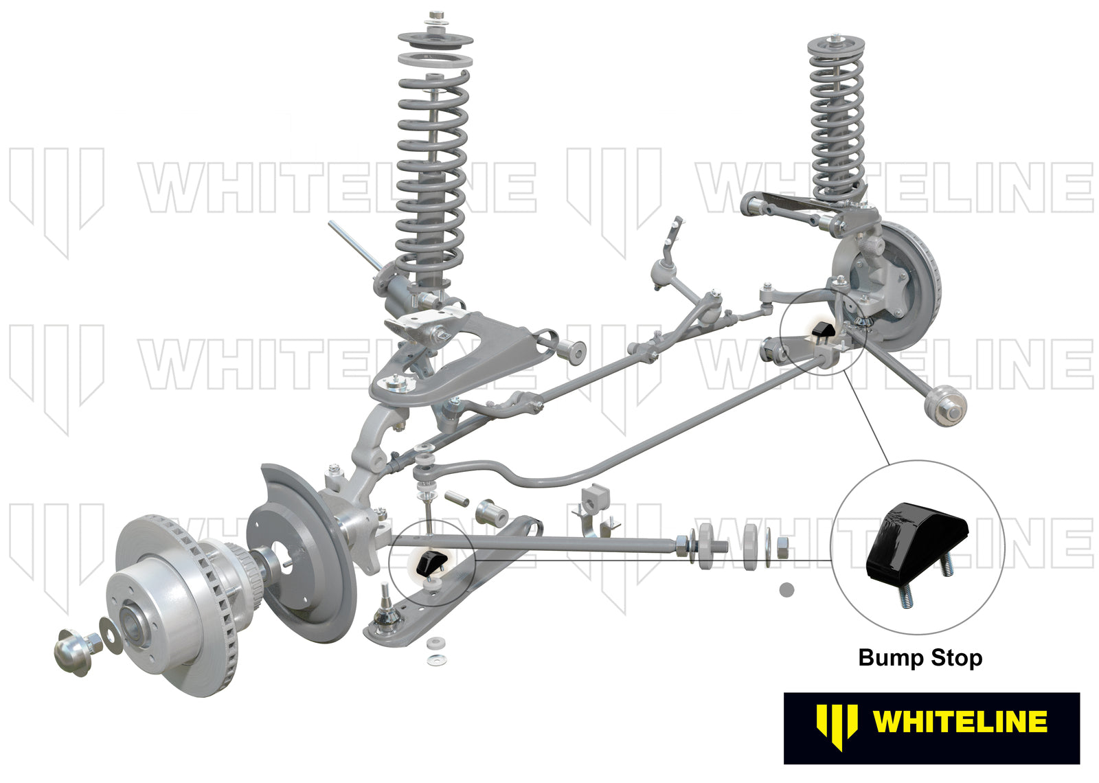 Whiteline Front Bump Stop - Bushing Kit to Suit Ford Falcon/Fairlane XR-XY | W71823