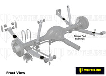 Whiteline Rear Leaf Spring - Slipper Pad Bushing Kit to Suit Holden FJ-WB, Rodeo TF | W72126