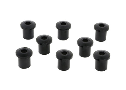 Whiteline Front Leaf Spring - Front Eye and Shackle Bushing Kit to Suit Jeep Cj5 - Cj8 | W72319