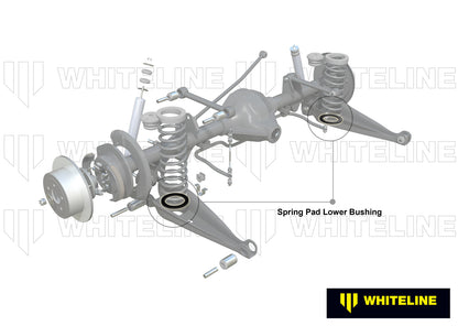 Whiteline Rear Coil Spring Pad - Bushing Kit to Suit Holden Commodore VB-VS and HSV | W72385