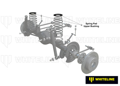 Whiteline Front Coil Spring Pad - Bushing Kit to Suit JeepCherokee XJ and Wrangler TJ, JK | W73415