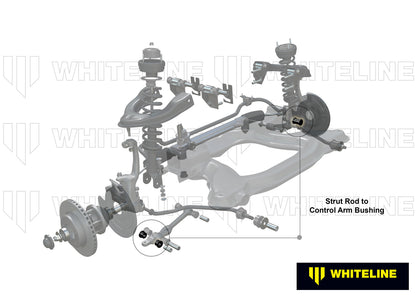 Whiteline Front Strut Rod - To Control Arm Bushing Kit to Suit Ford Falcon/Fairlane EA-EL | W81195