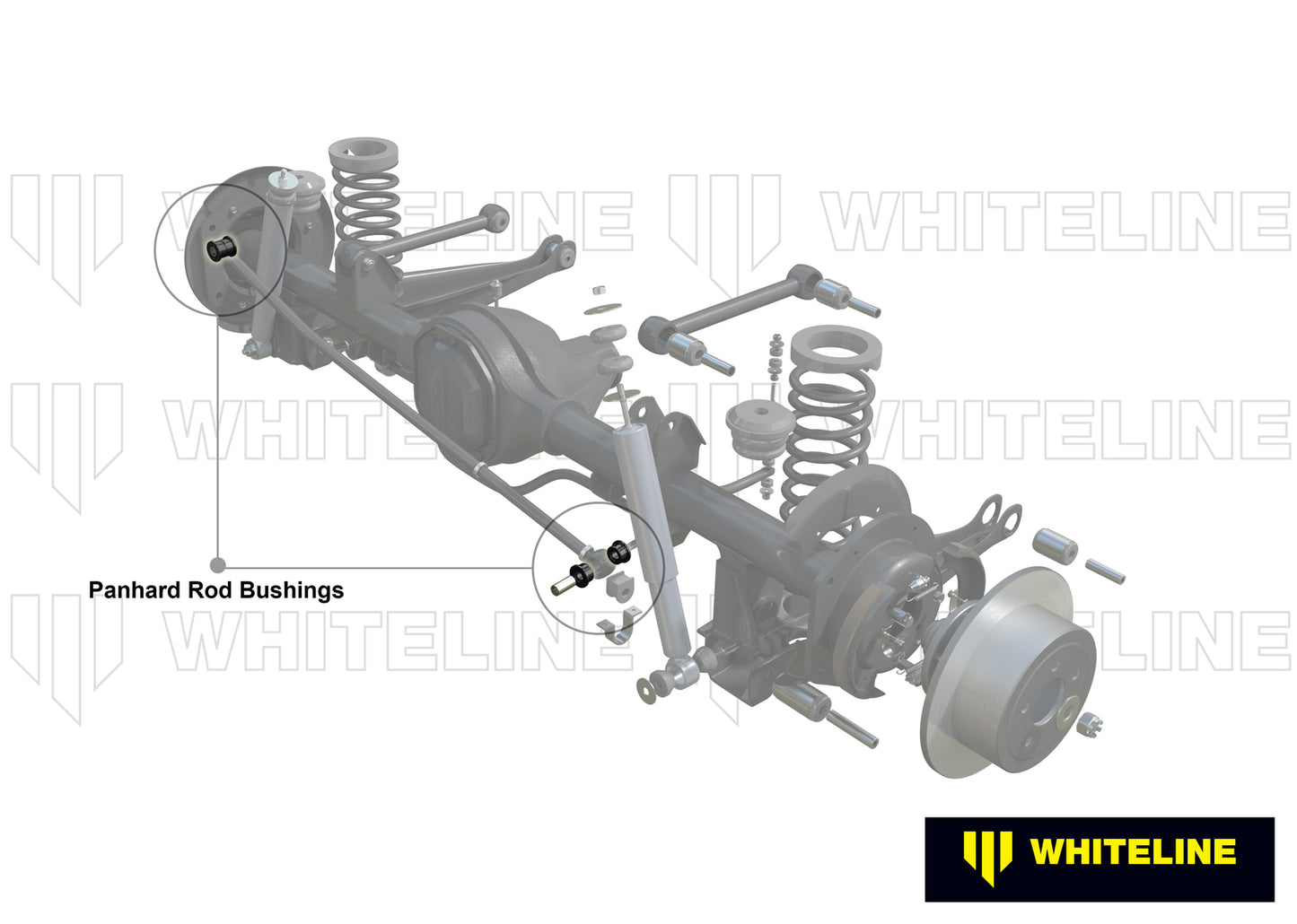 Whiteline Rear Panhard Rod - Bushing Kit to Suit Holden Commodore VB-VS and HSV | W81482
