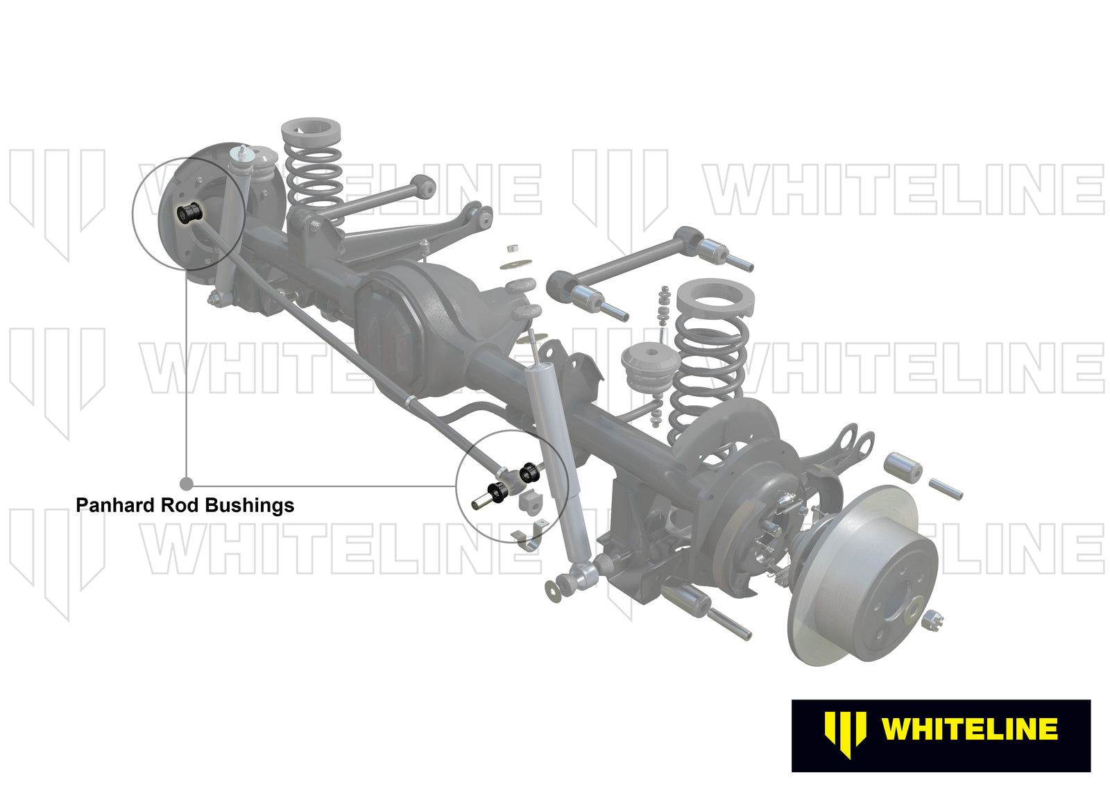 Whiteline Rear Panhard Rod - Bushing Kit to Suit Holden Commodore VB-VS and HSV | W81482