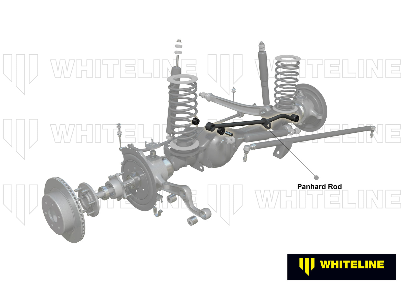 Whiteline Front Panhard Rod to Suit Land Rover Discovery Series 2 L318 | W83100