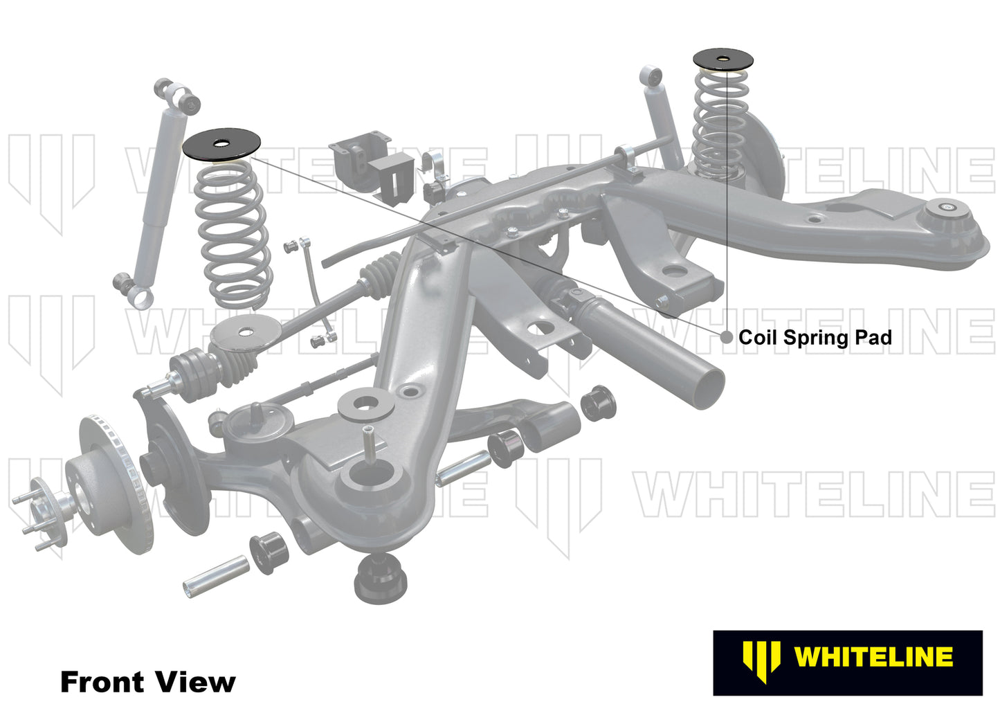 Whiteline Rear Bump Stop - Upper Bushing Kit to Suit Holden Commodore VT-VZ and HSV | W92903