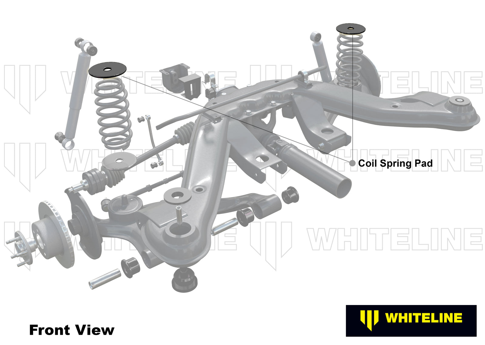 Whiteline Rear Bump Stop - Upper Bushing Kit to Suit Holden Commodore VT-VZ and HSV | W92903