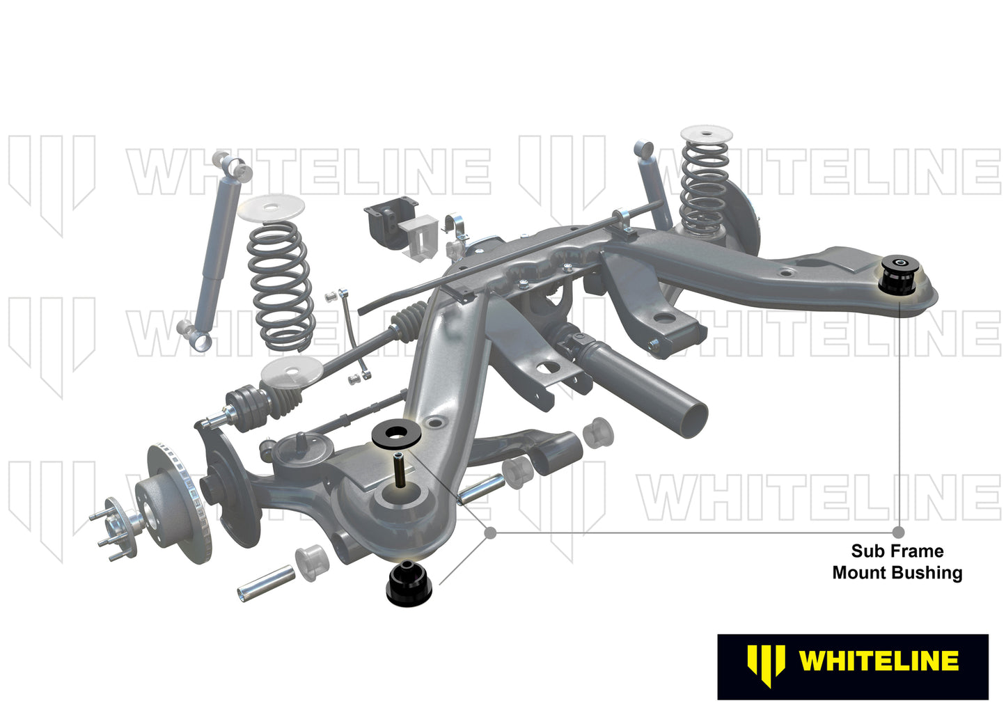 Whiteline Rear Subframe - Bushing Kit to Suit Nissan Skyline R30 | W92962