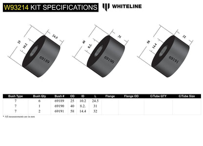 Whiteline Front Differential Drop - Kit to Suit Toyota Land Cruiser 200 Series | W93214