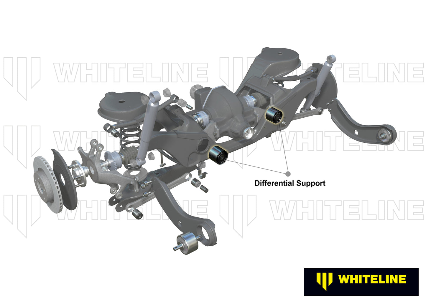 Whiteline Rear Differential Mount - Front Bushing Kit to Suit Ford Falcon/Fairlane BA-FGX, Territory