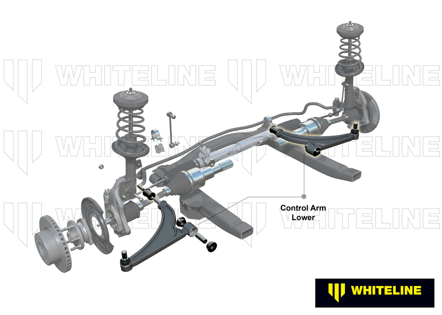 Whiteline Front Control Arm Lower - Arm Left to Suit Mazda3 BK and Mazda5 CR | WA317L