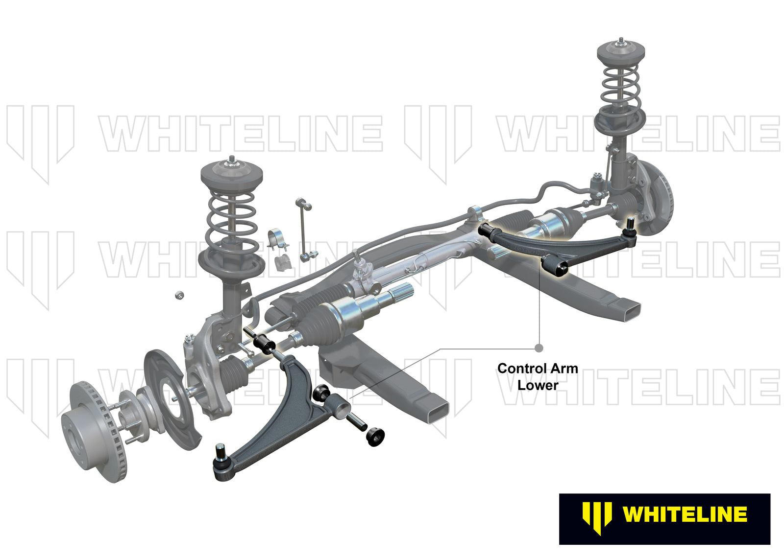 Whiteline Front Control Arm Lower - Arm Left to Suit Holden Captiva CG | WA324L