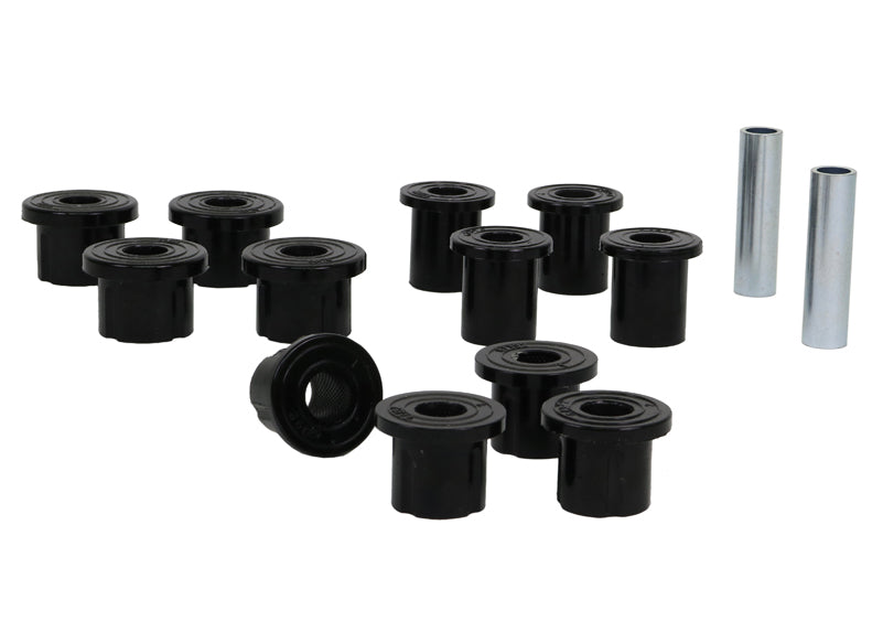 Rear Spring - Shackle Bushing KitA critical service item for any leaf sprung vehicle. High kilometre