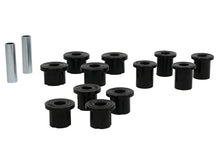 Rear Spring - Shackle Bushing KitA critical service item for any leaf sprung vehicle. High kilometre