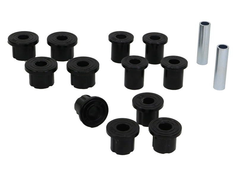 Rear Spring - Shackle Bushing KitA critical service item for any leaf sprung vehicle. High kilometre