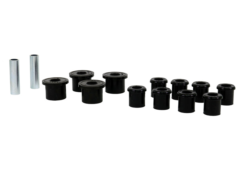 Rear Spring - Rear Eye And Shackle Bushing KitA critical service item for any leaf sprung vehicle. H