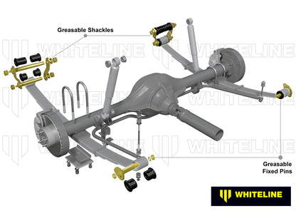 Rear Spring - Greaseable Shackle Kit