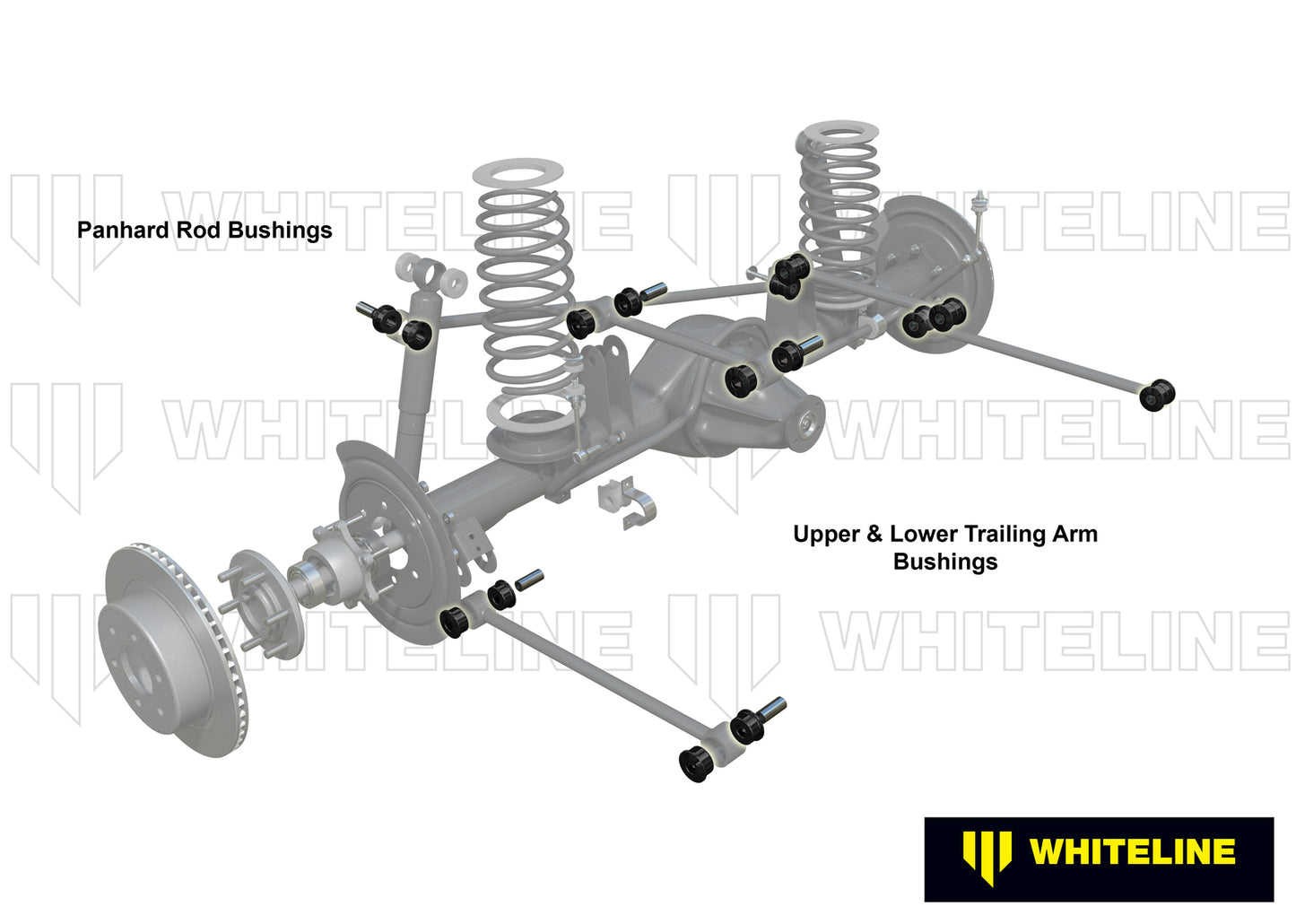 Rear Trailing Arm -&nbsp;Lower Bushing Kit (Fitter Friendly Design)