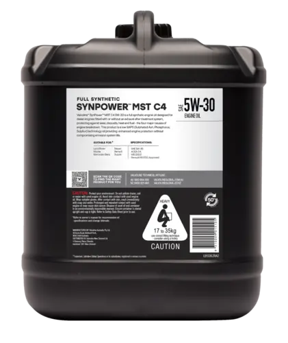 Valvoline 5W30 - Synpower Mst C4 - 20L