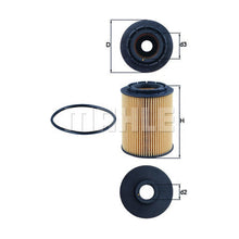 Audi Porsche VW Engine Oil Filter Kit - Mahle 021115562A