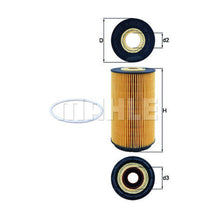 Audi VW Engine Oil Filter - Mahle 07C115562E