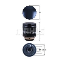 Audi VW Engine Oil Filter - Mahle OC593/4