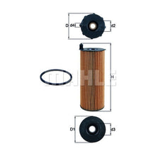Audi VW Oil Filter - Mahle OX196/1D