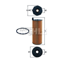 Audi VW Oil Filter - Mahle OX196/1D