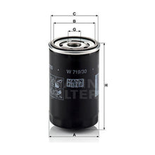 Audi VW Oil Filter - Mann 06A115561B