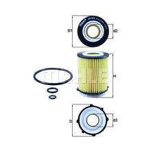 Mercedes Oil Filter Kit - Mahle/Behr 2701800109