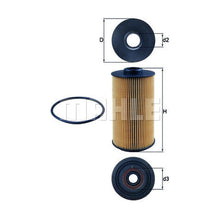 BMW Engine Oil Filter Kit - Mahle 11427510717
