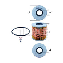 BMW Engine Oil Filter Kit - Mahle OX91D