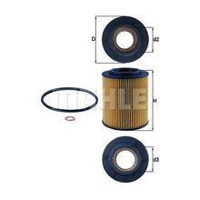 BMW Engine Oil Filter - Mahle 11427512300