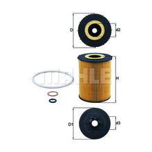 BMW Engine Oil Filter - Mahle 11427542021